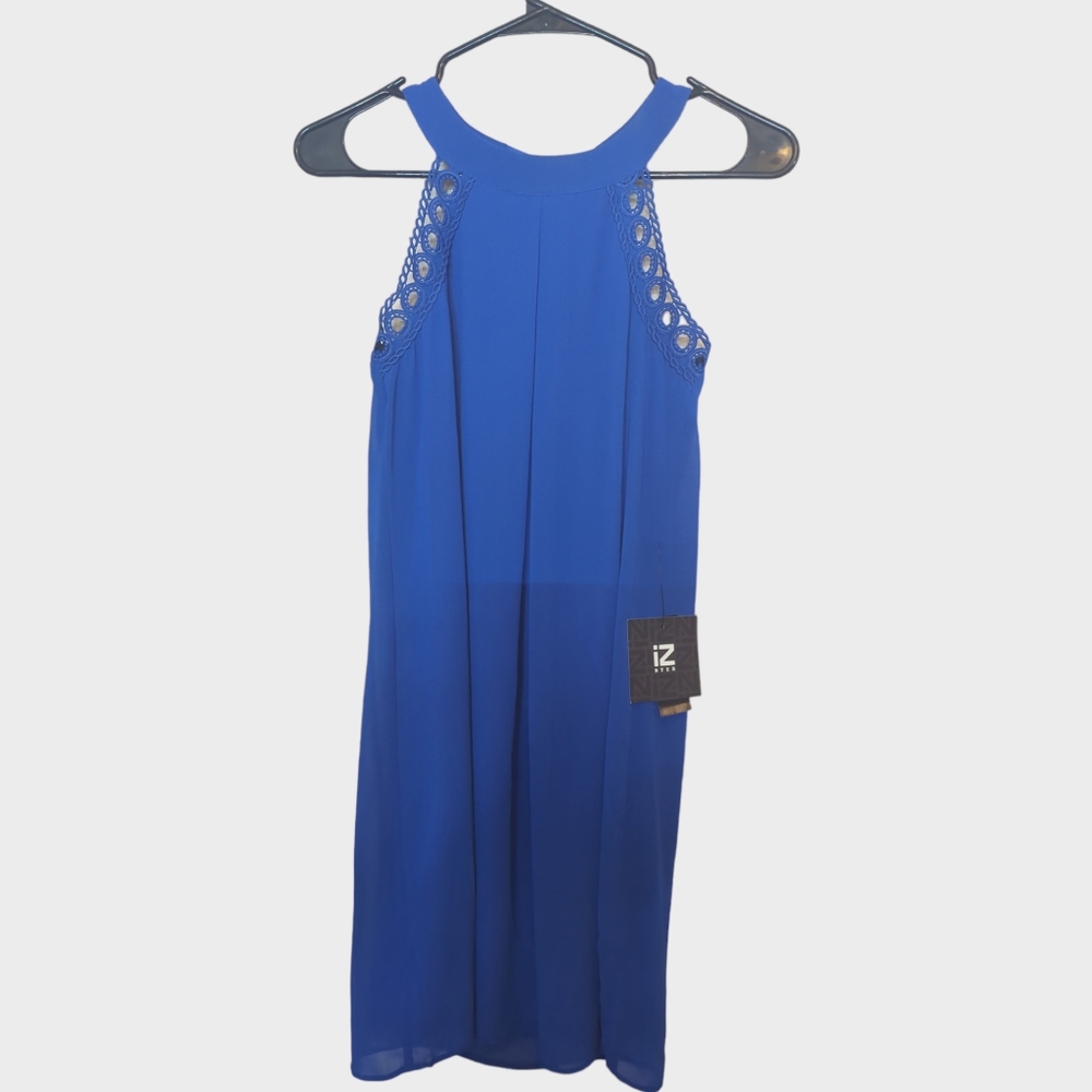 Blue IZ Byer halter dress